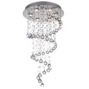 CWI LIGHTING SPIRAL 6-LIGHT FLUSH MOUNT 6603C20C(H:35) caledon