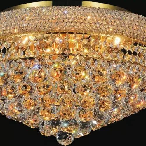 CWI LIGHTING EMPIRE 13-LIGHT FLUSH MOUNT GOLD 8001C24G markham