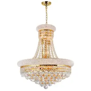cwi lighting empire 14 light chandelier 8001p20g aurora