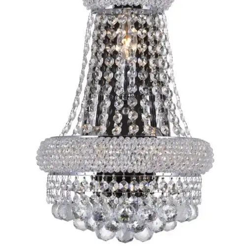 CWI LIGHTING EMPIRE 3-LIGHT WALL SCONCE 8001W12C-B niagara