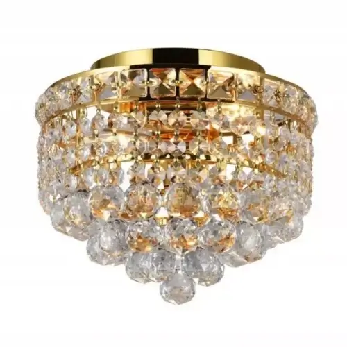 CWI LIGHTING LUMINOUS 2-LIGHT FLUSH MOUNT 8002C10G vaughan