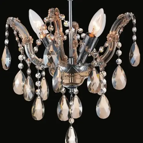 CWI LIGHTING PAYTON 4-LIGHT FLUSH MOUNT 8418C14C-4(Cognac) laval