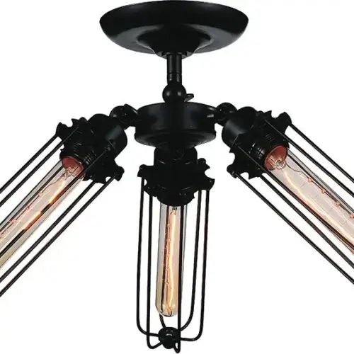 CWI LIGHTING BENJI 3-LIGHT FLUSH MOUNT 9624C23-3-101 halifax