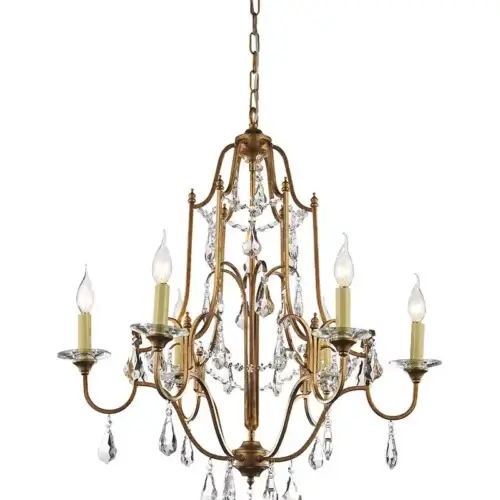 CWI LIGHTING ELECTRA 6-LIGHT CHANDELIER 9836P28-6-125 calgary