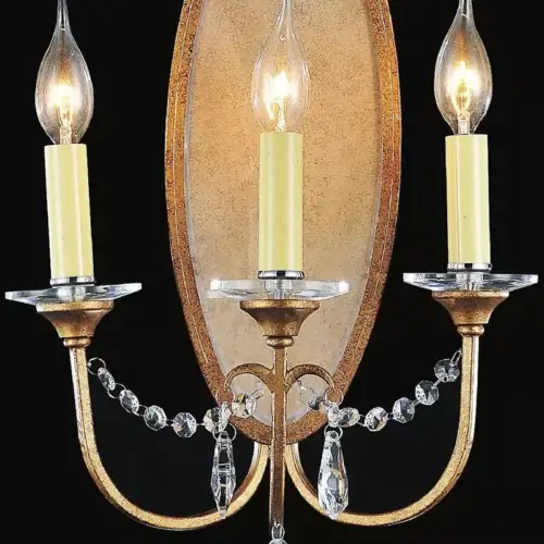 CWI LIGHTING ELECTRA 3-LIGHT WALL SCONCE 9836W12-3-125 aurora