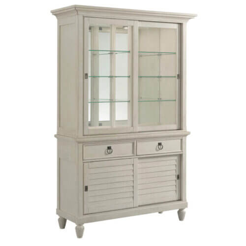 AMERICAN DREW GRAND BAY HAYSTACK DISPLAY CABINET 016-850R montreal