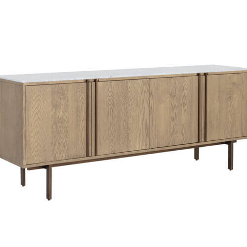 SUNPAN Briar Sideboard Weathered Oak 107442 godridge