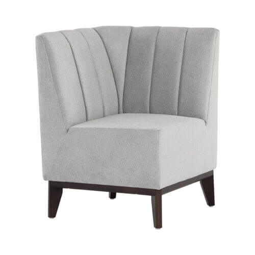 SUNPAN Kosovo Modular Banquette Corner Seat - Polo Club Stone 107716 woodbridge