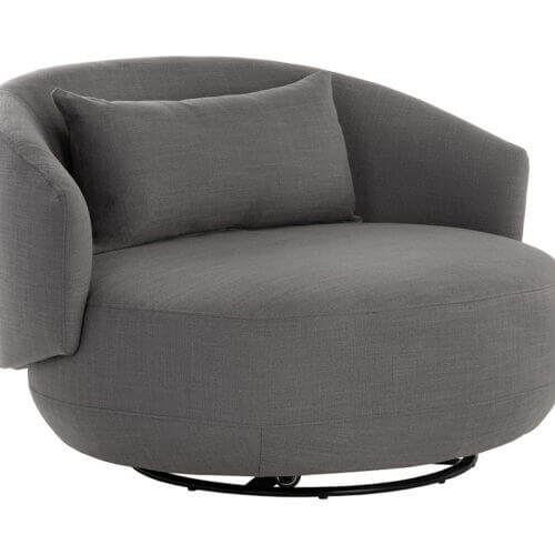 SUNPAN Walsh Swivel Lounge Chair Effie Smoke 107981 edmonton