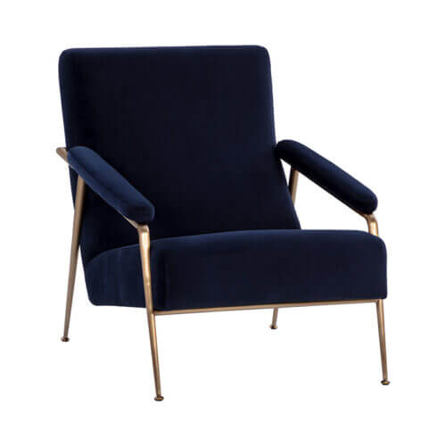 SUNPAN Tutti Lounge Chair Abbington Navy 108047 barrie