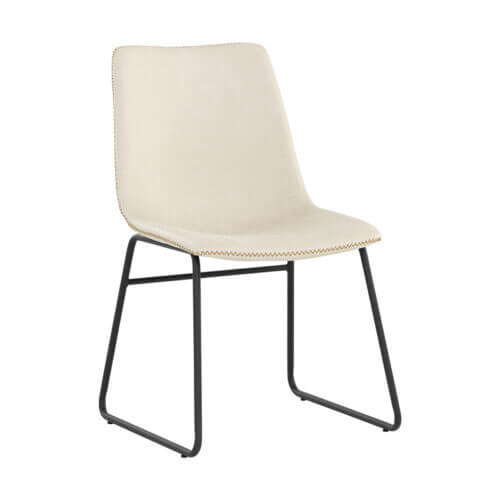 SUNPAN Cal Dining Chair Antique Cream SET OF TWO 108082 niagara