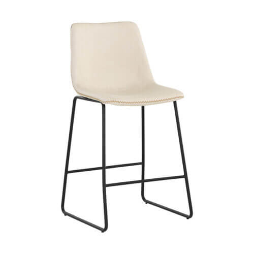 SUNPAN Cal Counter Stool Antique Cream SET OF TWO 108083 quebec city