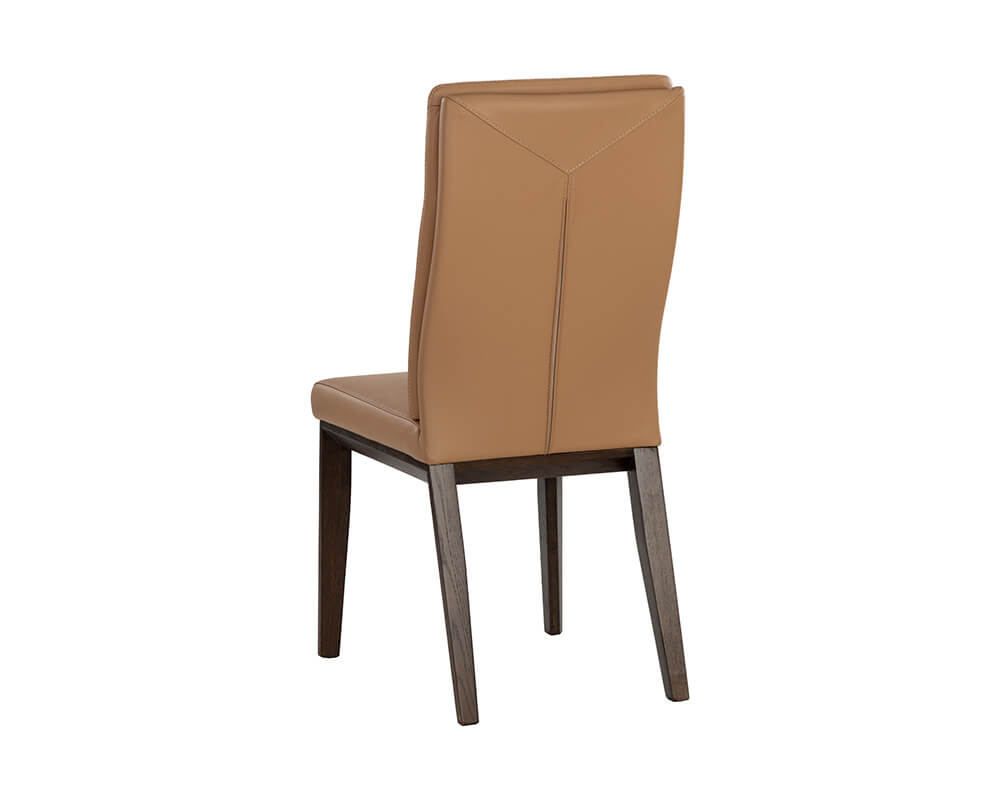 SUNPAN Cashel Dining Chair - Linea Wood Leather SET OF TWO 108094 nobleton