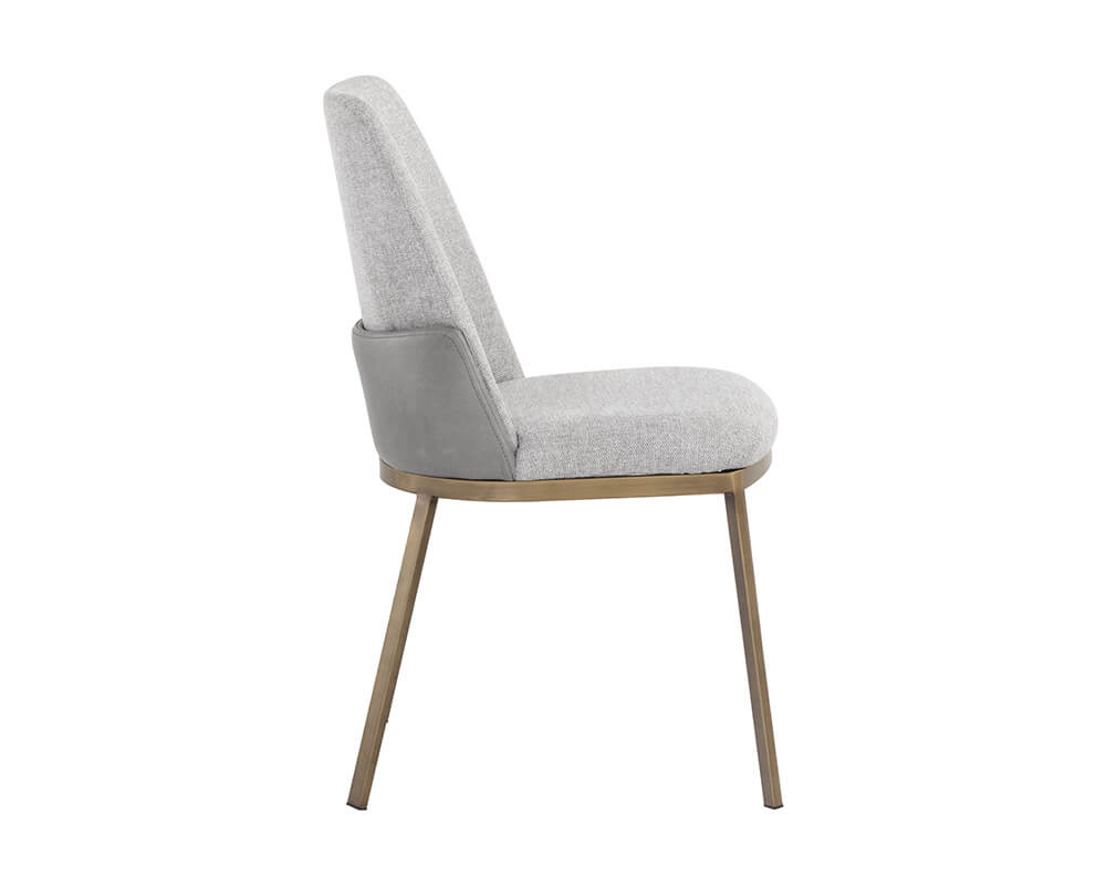 SUNPAN Marie Dining Chair Belfast Heather Grey / Bravo Metal 108546 north york