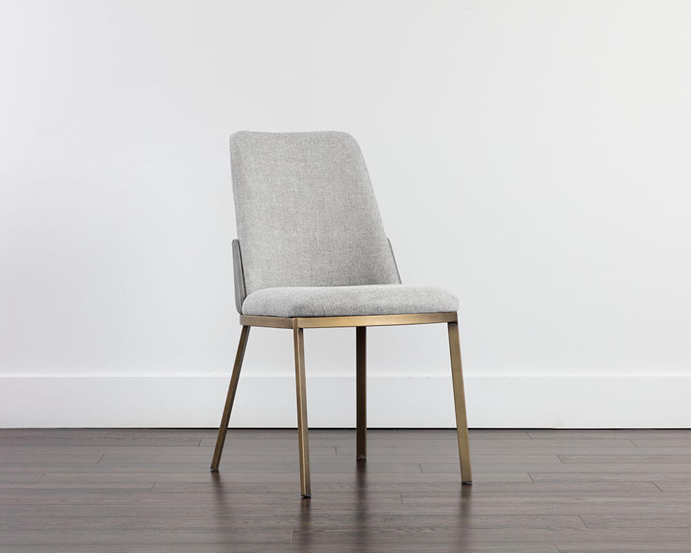 SUNPAN Marie Dining Chair Belfast Heather Grey / Bravo Metal 108546 north york