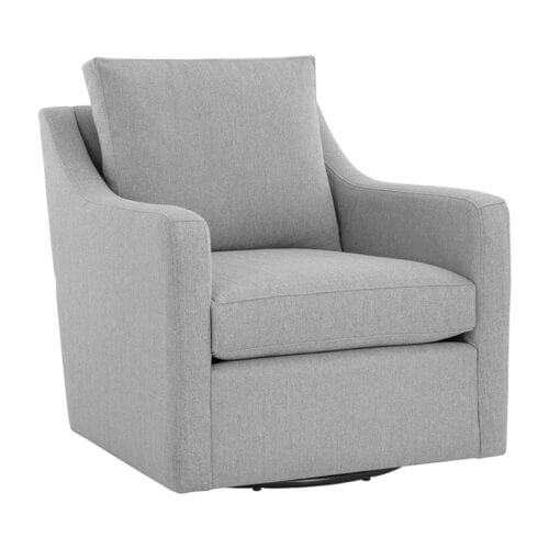 SUNPAN Brianna Swivel Lounge Chair Liv Dove 108921 etobicoke