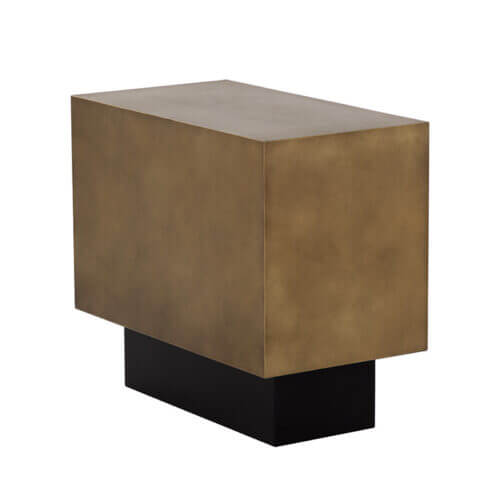 SUNPAN Blakely End Table Antique Brass 109023 edmonton