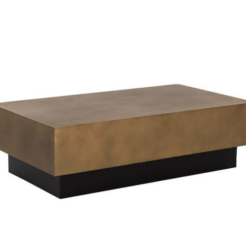 SUNPAN Blakely Coffee Table Antique Brass 109024 quebec city