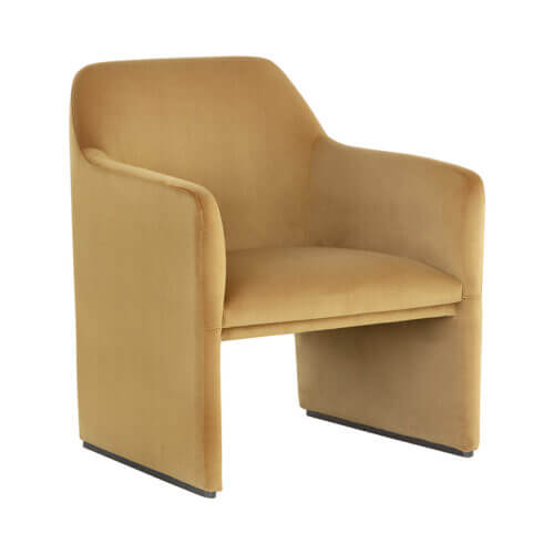 SUNPAN Doreen Lounge Chair Lux Moon Dust - Diamond Ocher 109086 mississauga