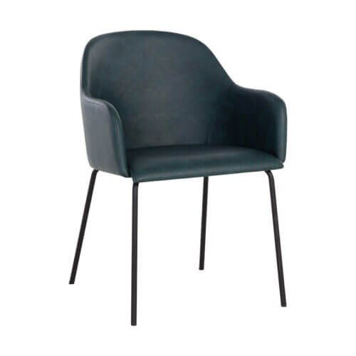 SUNPAN Hensley Dining Armchair Dark Teal 109250 quebec city
