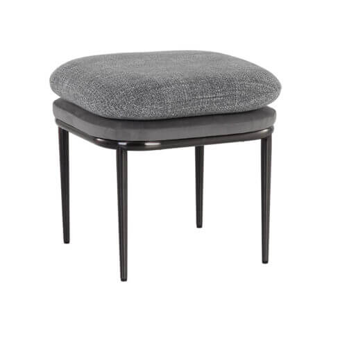 SUNPAN Koffi Stool - Gun Grey - Chacha Grey / Antonio Charcoal 109316 caledon