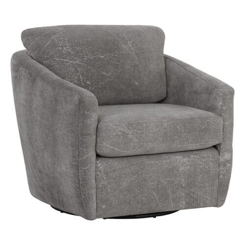 SUNPAN Irina Swivel Lounge Chair Nepal Pebble 109446 toronto