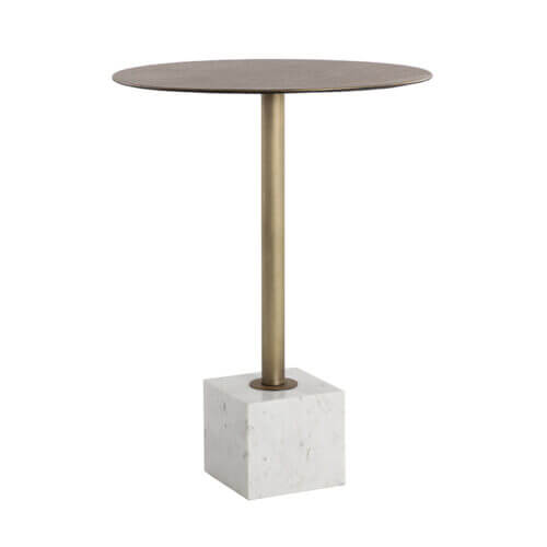 SUNPAN Kata Bar Table White Marble 109641 brampton