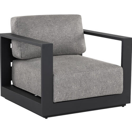 SUNPAN Tavira Armchair Charcoal - Lanikai Salt And Pepper 109655 woodbridge