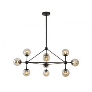 BETHEL GEOMETRIC BLACK FRAME CEILING FIXTURE DU03 toronto