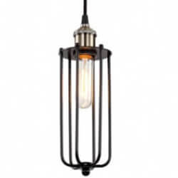 BETHEL BLACK AND ANTIQUE BRASS FRAME SINGLE PENDANT DU09 trenton