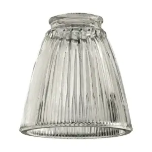 Quorum 2.25" CLEAR RIBBED BELL 2531