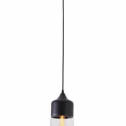BETHEL MATTE BLACK FRAME SINGLE PENDANT DU67 north york