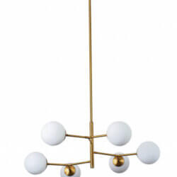 BETHEL ANTIQUE BRASS METAL FRAME CEILING FIXTURE KJ02 toronto