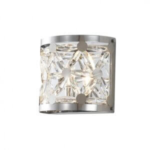 BETHEL CHROME FRAME WALL SCONCE ZL34W9CH richmond hill