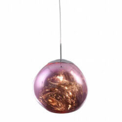 BETHEL PENDANT PINK ACRYLIC ORB DU137P15P laval