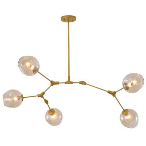 BETHEL GOLD METAL FRAME CHANDELIER DLS56C59G toronto