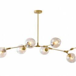 BETHEL GOLD METAL FRAME CHANDELIER DLS59C70G montreal