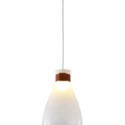 BETHEL WHITE GLASS JAR PENDANT DLS30P10W newmarket