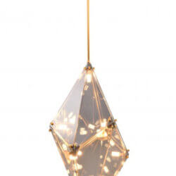 BETHEL GOLD FRAMED PRISIM CHANDELIER SMOKE GLASS DLS54C30SM nobleton