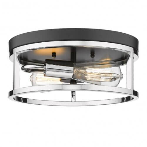 BETHEL CHROME FRAMED FLUSH MOUNT LIGHT YS2180C12B ottawa