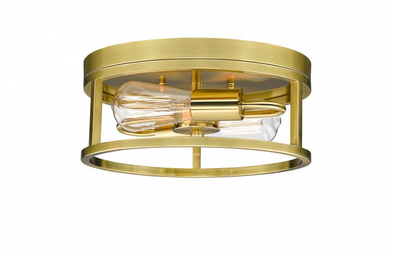 BETHEL GOLD IRON FRAMED FLUSH MOUNT LIGHT YS2180C12GD monton