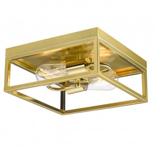 BETHEL GOLD BOX FLUSH MOUNT YS2181C12GD woodbridge