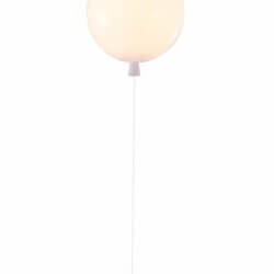 BETHEL WHITE ACRYLIC BALLOON SEMI FLUSH MOUNT DLS72FM13W collingwood