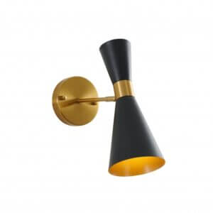 BETHEL SAND BLACK CONE WALL SCONCE DU173W11G quebec city