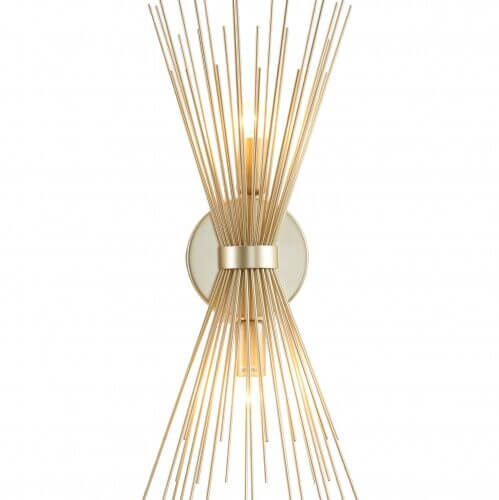BETHEL GOLD IRON FRAME SPIKED CONE WALL SCONCE DU168W20G etobicoke