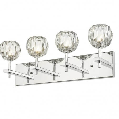 BETHEL CHROME FRAME WALL SCONCE YS11W24CH quebec city