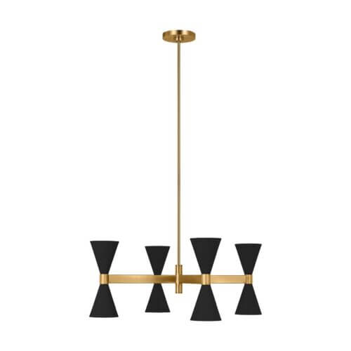 GENERATION LIGHTING Albertine Extra Large Chandelier Midnight Black AEC1078MBK laval