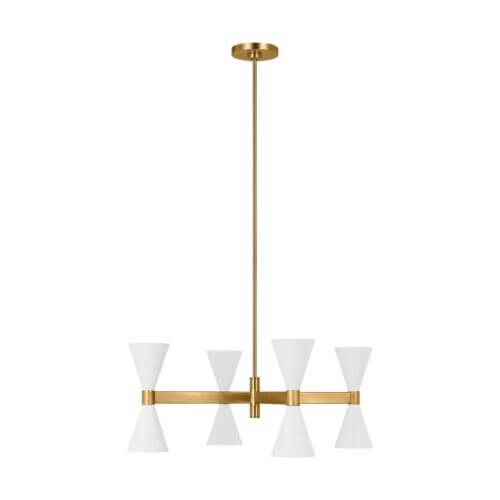GENERATION LIGHTING Albertine Extra Large Chandelier Matte White AEC1078MWT collingwood