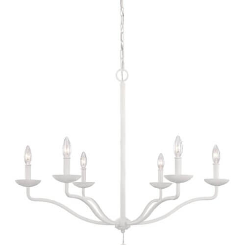 GENERATION LIGHTING Annie Medium Chandelier F3130/6PSW vancouver