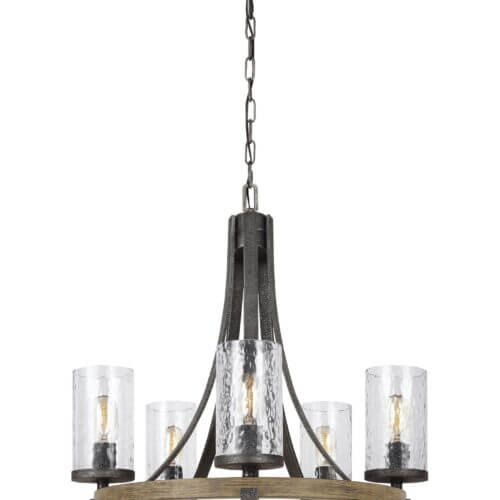 GENERATION LIGHTING Angelo Small Chandelier F3133/5DWK/SGM port elgin
